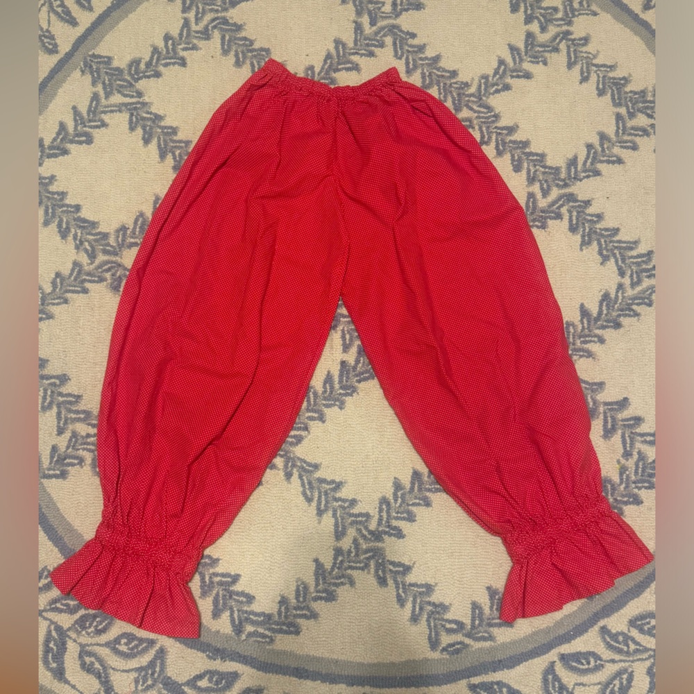 Red Polka Dot Bloomer Pants